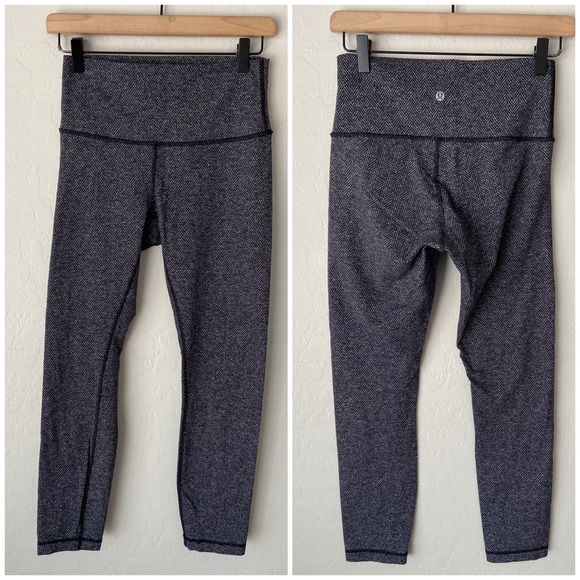 Lululemon wunder under herringbone leggings RARE 6 - Picture 4 of 7